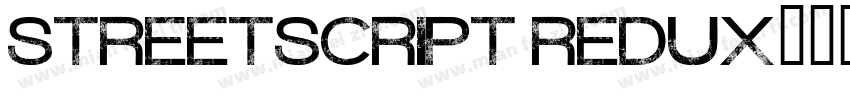 Streetscript Redux字体转换
